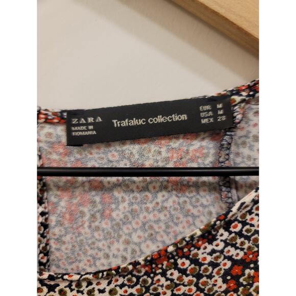 Zara Bell Sleeve Romper in Floral Print - Picture 6 of 10